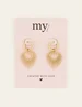 My Jewellery Earring with heart sun ray MJ07878