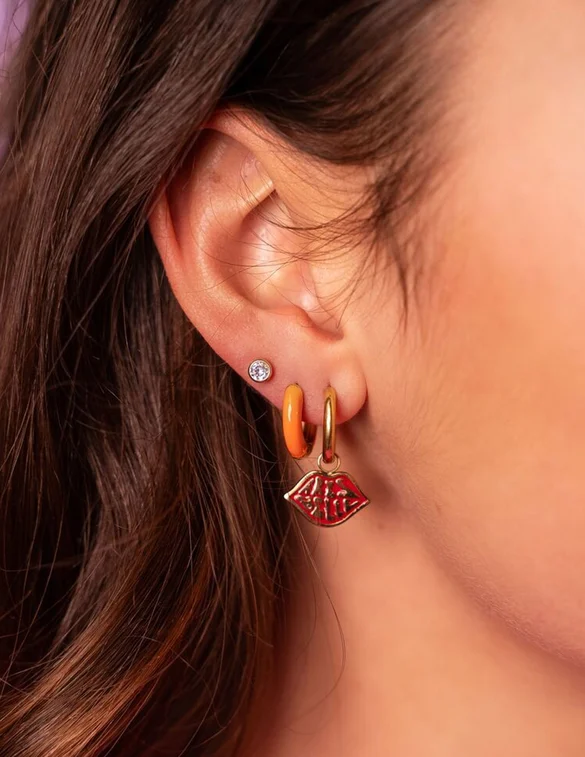 My Jewellery Earring with orange color MJ08358