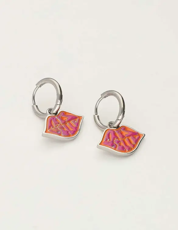 My Jewellery Earring with red tres belle charm MJ08353