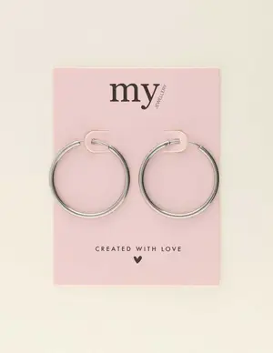 My Jewellery Earrings basic hoops medium MJ08593