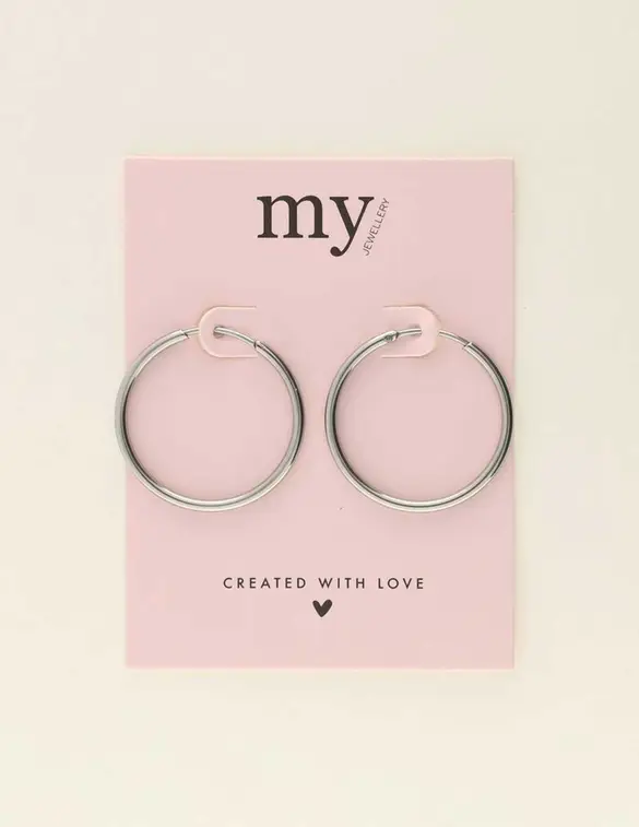 My Jewellery Earrings basic hoops medium MJ08593