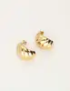 My Jewellery earrings big croissant drop MJ10713