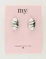 My Jewellery earrings big croissant drop MJ10713