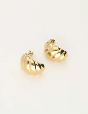 My Jewellery earrings big croissant drop MJ10713