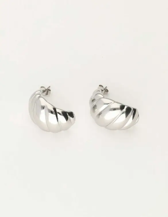 My Jewellery earrings big croissant drop MJ10713