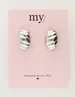 My Jewellery earrings big croissant drop MJ10713