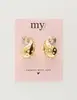 My Jewellery Earrings big drop with pearls MJ10707