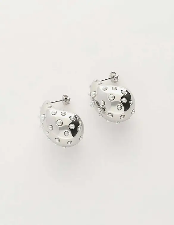 My Jewellery Earrings big drop with pearls MJ10707