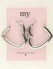 My Jewellery Earrings big hearts MJ10014