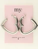 My Jewellery Earrings big hearts MJ10014