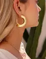 My Jewellery Earrings big hoops wide MJ10374