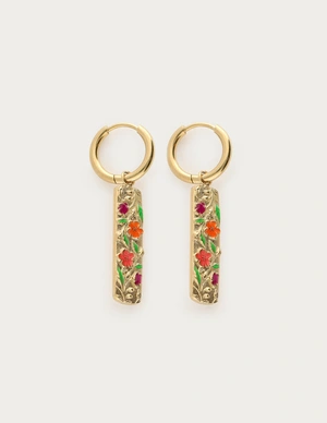 My Jewellery Earrings botanical chapter rectangl MJ13861