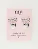 My Jewellery Earrings bow & heart MJ10787
