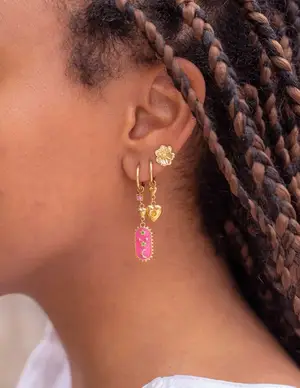 My Jewellery Earrings charms purple & pink MJ10684