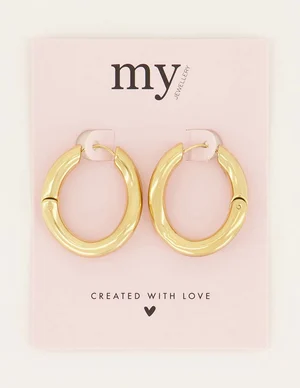 My Jewellery Earrings Chuncky chain hoops MJ06892