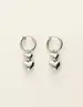 My Jewellery Earrings clip 2 hearts MJ09143
