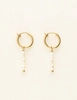 My Jewellery Earrings clip 3 pearls MJ09141