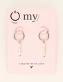 My Jewellery Earrings clip 3 pearls MJ09141
