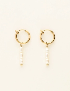 My Jewellery Earrings clip 3 pearls MJ09141