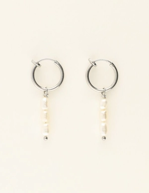 My Jewellery Earrings clip 3 pearls MJ09141