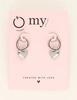 My Jewellery Earrings clip heart my logo MJ09142