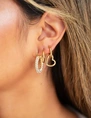 My Jewellery Earrings clip open heart MJ09145