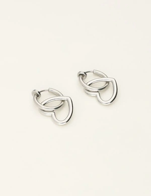 My Jewellery Earrings clip open heart MJ09145