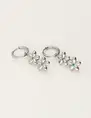 My Jewellery Earrings double flower & heart MJ10688