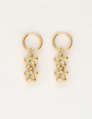 My Jewellery Earrings double flower & heart MJ10688