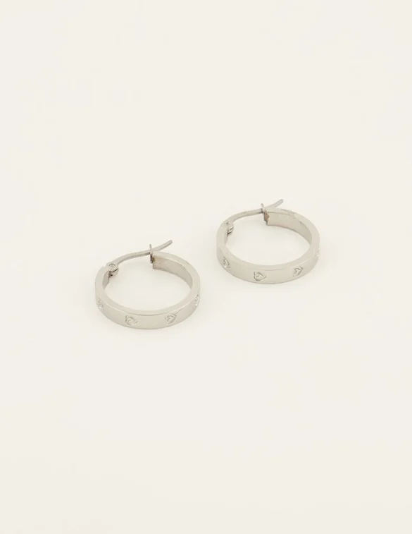 My Jewellery Earrings engraved hearts MJ07495