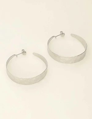 My Jewellery Earrings hammered hoops MJ09037
