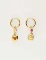 My Jewellery Earrings heart & coin MJ10685