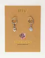 My Jewellery Earrings heart & coin MJ10685