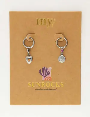 My Jewellery Earrings heart & coin MJ10685
