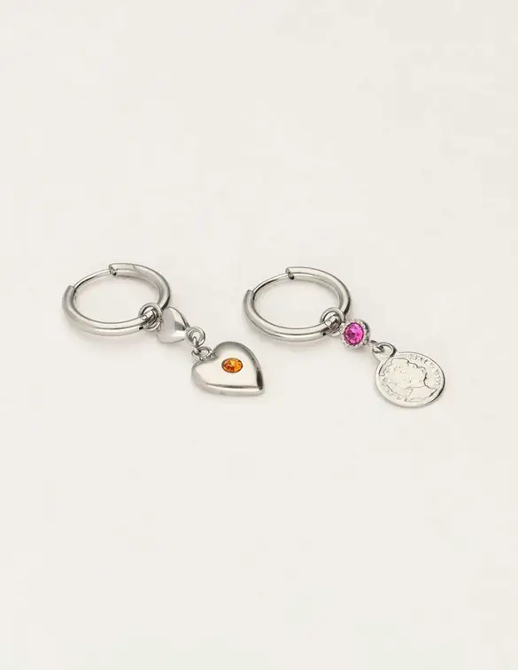 My Jewellery Earrings heart & coin MJ10685