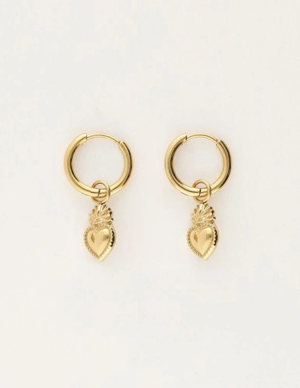 My Jewellery Earrings heart crown MJ10655