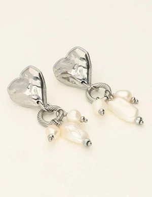 My Jewellery Earrings heart & pearls MJ09204