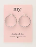 My Jewellery Earrings hoop big heart MJ11396