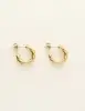 My Jewellery Earrings hoop checkered MJ09202