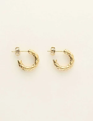 My Jewellery Earrings hoop checkered MJ09202