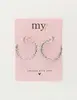My Jewellery Earrings hoop dots MJ10338