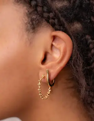 My Jewellery Earrings hoop dots MJ10338