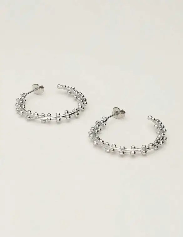 My Jewellery Earrings hoop dots MJ10338