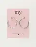 My Jewellery Earrings hoop dots MJ10338