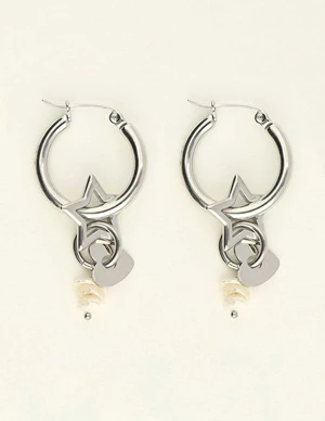 My Jewellery Earrings hoop & star MJ09201