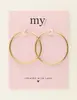 My Jewellery Earrings hoops big MJ08594