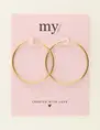 My Jewellery Earrings hoops big MJ08594