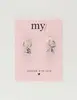 My Jewellery earrings hoops cowboyhat MJ10299