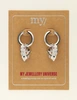 My Jewellery Earrings hoops heart strass multi MJ09545