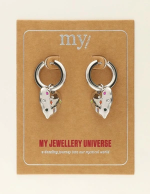 My Jewellery Earrings hoops heart strass multi MJ09545